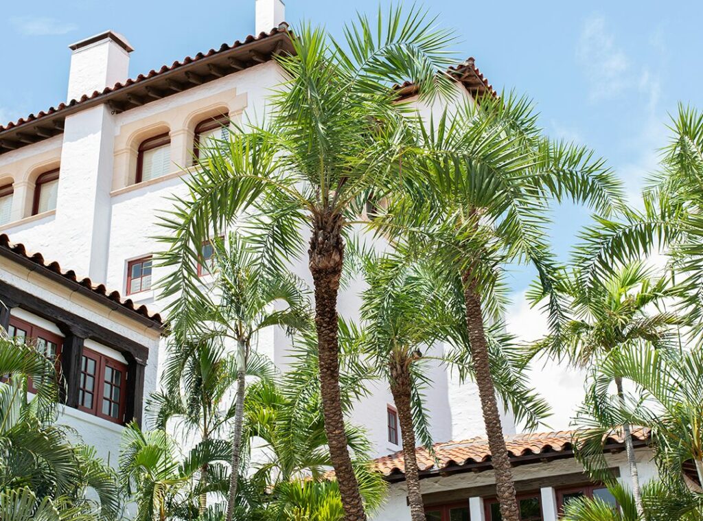 Stunning Palm Beach home exterior reflecting expert oversight and maintenance by Tidal Home Watch.